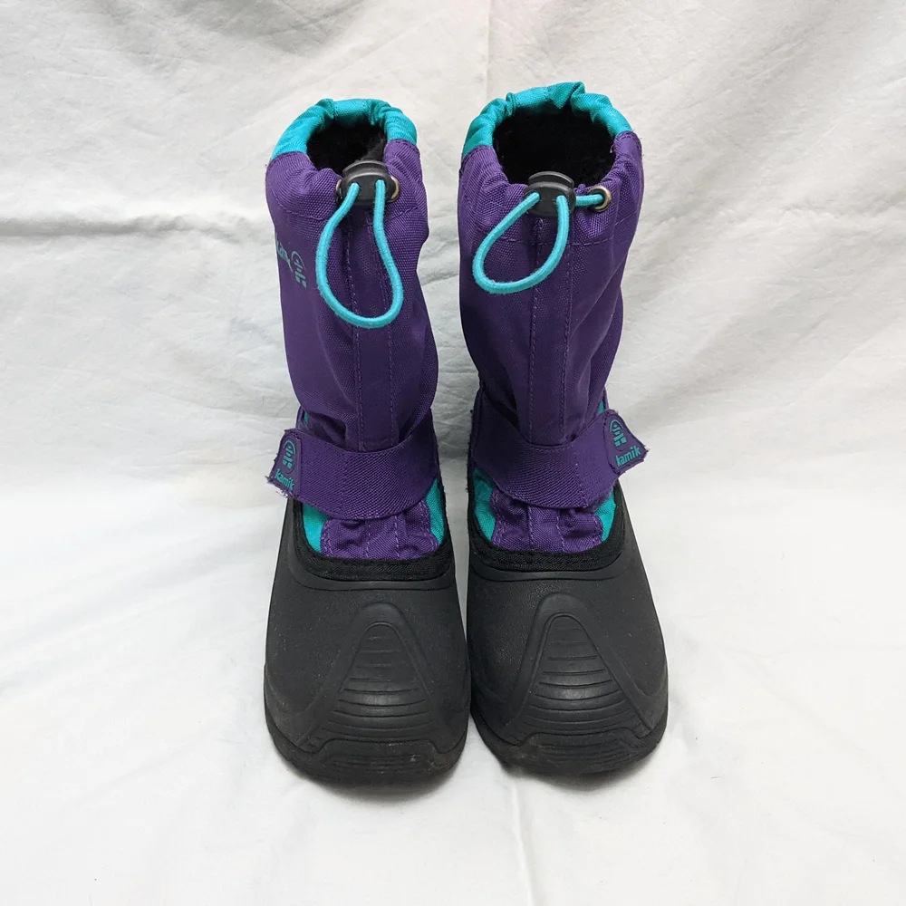 Kamik Girls Insulated Snow Boots Size 2